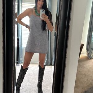 Abercrombie & Fitch Black and White Checkered skort dress